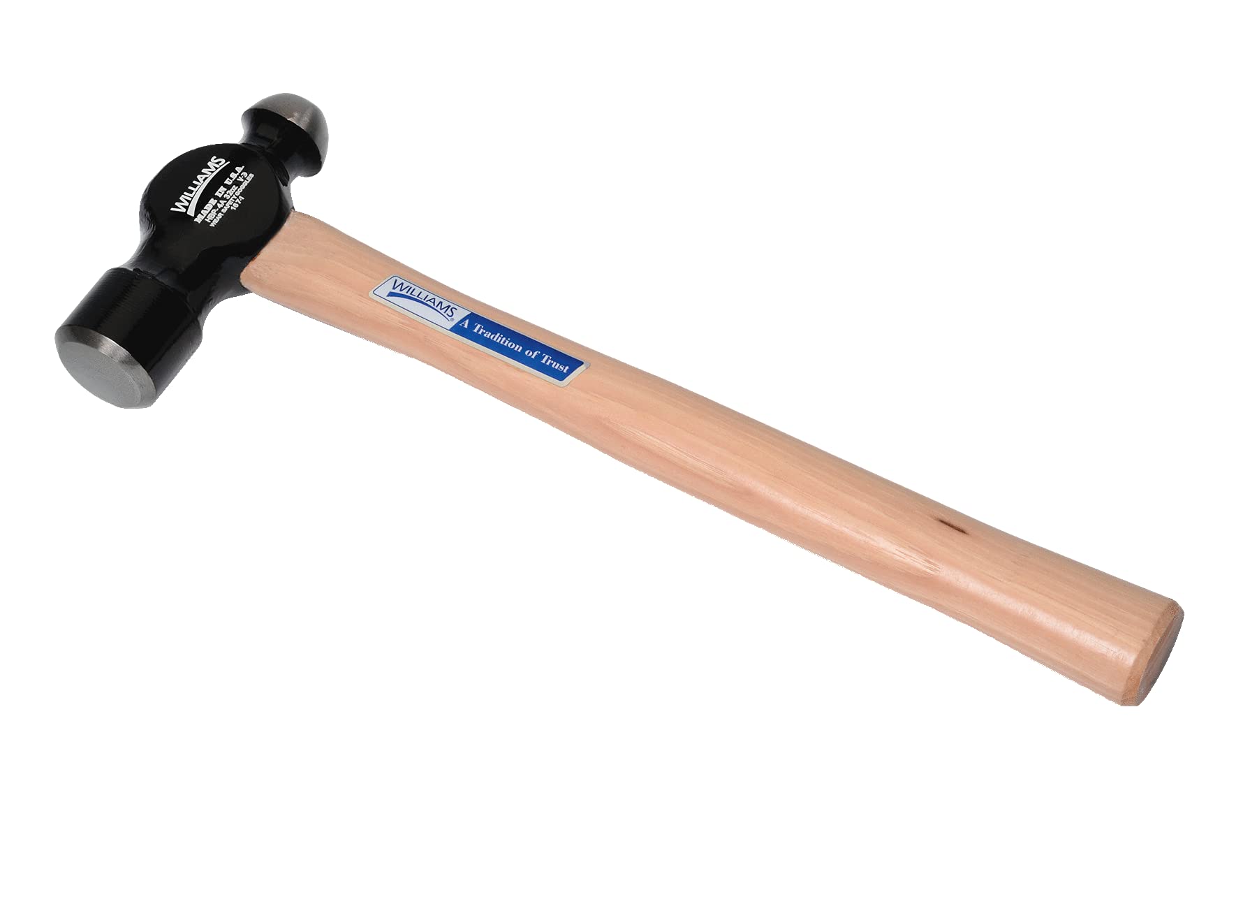 Williams JHWHBP-8A 48-Ounce Ball Pein Hammer - Hickory Handle